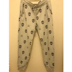Gray collegiate pant by PINK (Victoria’s secret).